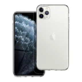   iPhone 11 Pro Max szilikon tok, hátlaptok, telefon tok, vastag, átlátszó, kamera védelemmel, 2mm, Clear