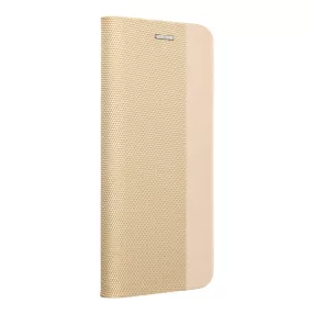   Samsung Galaxy S23 5G könyvtok, fliptok, telefon tok, bankkártyatartós, mágneszáras, arany, Sensitive Book