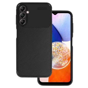   Samsung Galaxy A14 4G / A14 5G szilikon tok, hátlaptok, telefon tok, karbon mintás, fekete, Carbon Premium