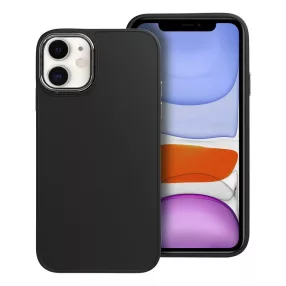   iPhone 11 szilikon tok, hátlaptok, telefon tok, matt, fekete, Frame