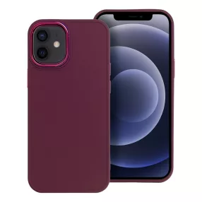   iPhone 11 szilikon tok, hátlaptok, telefon tok, matt, sötétlila, Frame