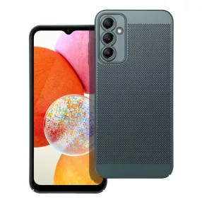   Samsung Galaxy A14 4G / A14 5G hátlap tok, telefon tok, műanyag tok, légáteresztő, zöld, Breezy