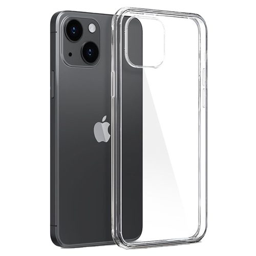 iPhone 15 szilikon tok, hátlaptok, telefon tok, vékony, átlátszó, 0.3mm
