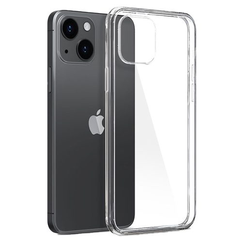 iPhone 15 Plus szilikon tok, hátlaptok, telefon tok, vékony, átlátszó, 0.3mm