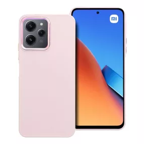   Xiaomi Redmi 12 4G / 5G szilikon tok, hátlaptok, telefon tok, matt, púderrózsaszín, Frame