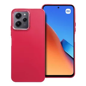   Xiaomi Redmi 12 4G / 5G szilikon tok, hátlaptok, telefon tok, matt, magenta, Frame