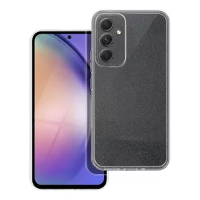   Samsung Galaxy A54 5G szilikon tok, hátlaptok, telefon tok, csillámos, átlátszó, Clear Blink