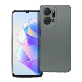   Honor X7a szilikon tok, hátlaptok, telefon tok, mikroszálas belsővel, szürke, Metallic
