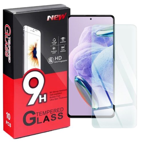 Xiaomi Redmi Note 12 4G/5G / Poco X5 5G üvegfólia, tempered glass, előlapi, edzett, 10db/csomag