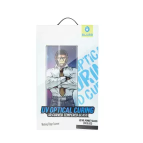   Samsung Galaxy S23 Ultra 5G üvegfólia, tempered glass, előlapi, UV, edzett, hajlított, prémium, Mr. Monkey