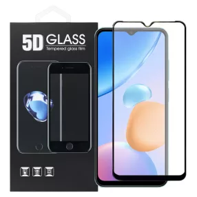   Xiaomi Redmi 10 5G / Poco M4 5G üvegfólia, tempered glass, előlapi, 5D, edzett, hajlított, fekete kerettel