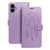 Samsung Galaxy A05 könyvtok, fliptok, telefon tok, mágneszáras, bankkártyatartós, álomfogó mintás, lila, Forcell Mezzo