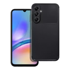   Samsung Galaxy A25 5G szilikon tok, hátlaptok, telefon tok, karbon mintás, fekete, Carbon Premium