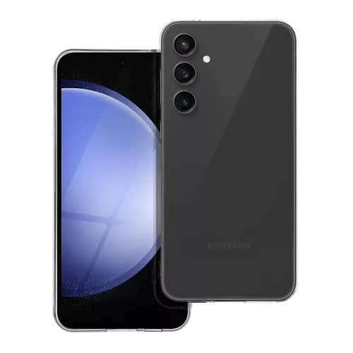 Samsung Galaxy S23 FE 5G szilikon tok, hátlaptok, telefon tok, vastag, átlátszó, kamera védelemmel, 2mm, Clear case