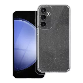   Samsung Galaxy S23 FE 5G szilikon tok, hátlaptok, telefon tok, csillámos, átlátszó, Clear Blink