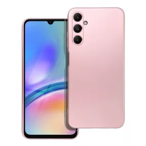   Samsung Galaxy A05s szilikon tok, hátlaptok, telefon tok, mikroszálas belsővel, rózsaszín, Metallic