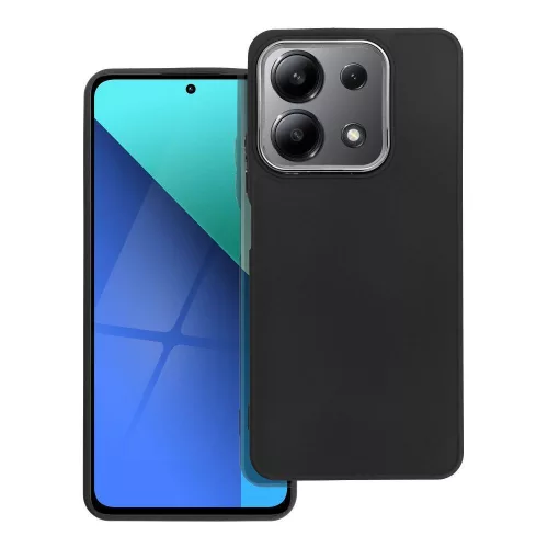 Xiaomi Redmi Note 13 4G szilikon tok, hátlaptok, telefon tok, matt, fekete, Frame