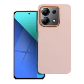   Xiaomi Redmi Note 13 4G szilikon tok, hátlaptok, telefon tok, matt, púderrózsaszín, Frame