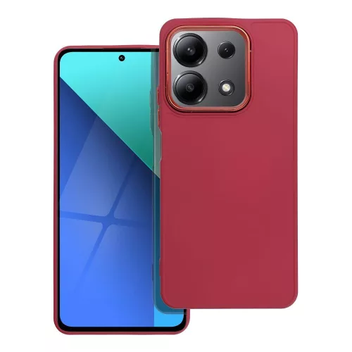 Xiaomi Redmi Note 13 4G szilikon tok, hátlaptok, telefon tok, matt, magenta, Frame