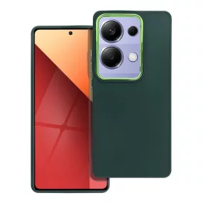   Xiaomi Redmi Note 13 Pro 4G / Poco M6 Pro 4G szilikon tok, hátlaptok, telefon tok, matt, zöld, Frame