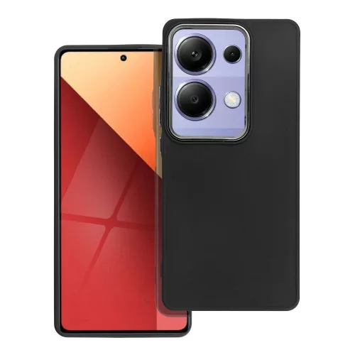 Xiaomi Redmi Note 13 Pro 4G / Poco M6 Pro 4G szilikon tok, hátlaptok, telefon tok, matt, fekete, Frame