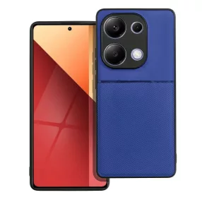   Xiaomi Redmi Note 13 Pro 4G / Poco M6 Pro 4G hátlap tok, telefon tok, stílusos, prémium, kék, Noble Case