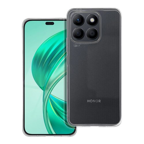 Honor X8a szilikon tok, hátlaptok, telefon tok, vastag, átlátszó, kamera védelemmel, 2mm