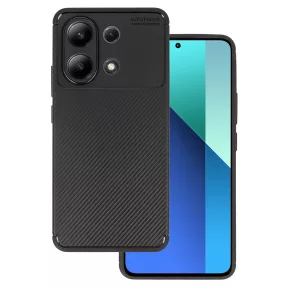  Xiaomi Redmi Note 13 4G szilikon tok, hátlaptok, telefon tok, karbon mintás, fekete, Carbon Premium