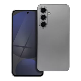   Samsung Galaxy S24 FE 5G szilikon tok, hátlaptok, telefon tok, mikroszálas belsővel, szürke, Metallic