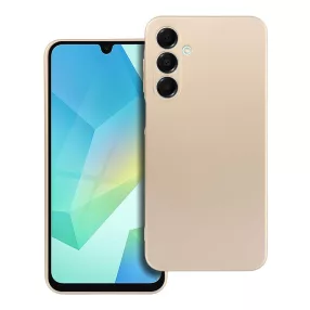   Samsung Galaxy A16 4G / A16 5G szilikon tok, hátlaptok, telefon tok, mikroszálas belsővel, arany, Metallic