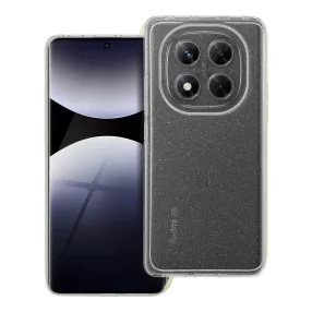   Xiaomi Redmi Note 14 Pro 5G / Redmi Note 14 Pro Plus 5G szilikon tok, hátlaptok, telefon tok, csillámos, átlátszó, Clear Blink