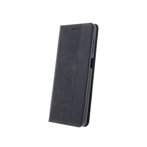 Samsung Galaxy A20e könyvtok, fliptok, telefon tok, bankkártyatartós, mágneszáras, fekete, Smart Tender