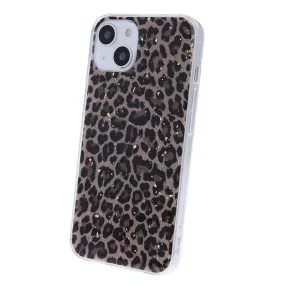   Samsung Galaxy A73 5G hátlaptok, telefon tok, kemény, leopárd mintás, Gold Glam Leopard print 1
