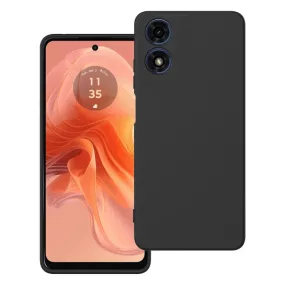   Motorola Moto E14 / G04 / G04s szilikon tok, hátlaptok, telefon tok, matt, fekete