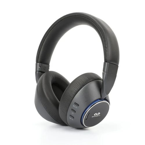 Vezeték nélküli fejhallgató, fekete, összecsukható, Miccell VQ-B08