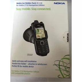   Autós mobiltelefon tartó, gyári, Nokia 2710 navigator, Nokia CR-118