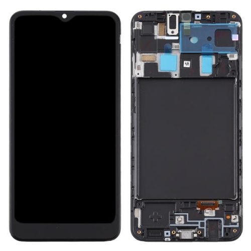 Samsung Galaxy A20 / M10s LCD kijelző, érintőpanel, kijelző kerettel, SM-A205F/DS, SM-M107F/DS