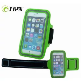  Telefon tok, futó tok karpánt tok, zöld, iPhone 5 / 5S / SE