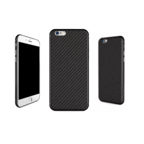   iPhone 6 Plus / 6S Plus hátlaptok, telefon tok, carbon mintás, fekete, Nillkin Synthetic Fiber