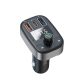 FM transmitter, bluetooth 2USB +USB-C (Type-C) port, LED kijelző, 50W / 3A, fekete, XO BCC06