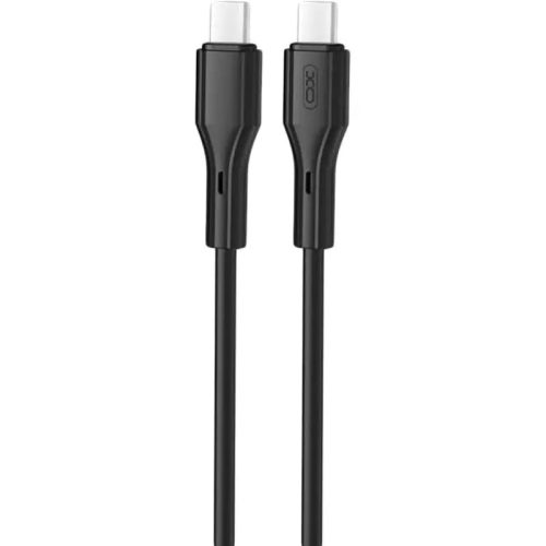 USB-C (Type-C) adatkábel, töltőkábel, gyorstöltő, fekete, 60W 1m, XO NB-Q231B