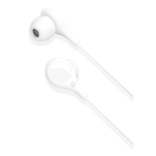 XO EP46 fehér felvevőgombos 3,5 mm jack headset, fülhallgató