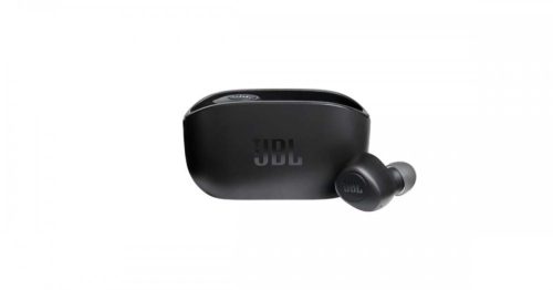 JBL Wave 100 TWS fekete stereo bluetooth headset töltőtokkal