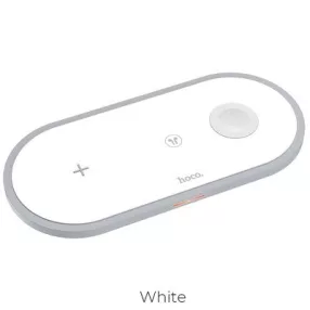   Vezeték nélküli töltőpad, 3in1 (telefon, AirPods, iWatch), fekete, 10W, Hoco CW24