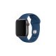 Apple Watch 4/5/6/7/8/9/SE/SE2/Ultra/Ultra2 okosóra szilikon szíj, 42/44/45/49mm kompatibilis, kék, Devia Deluxe Sport