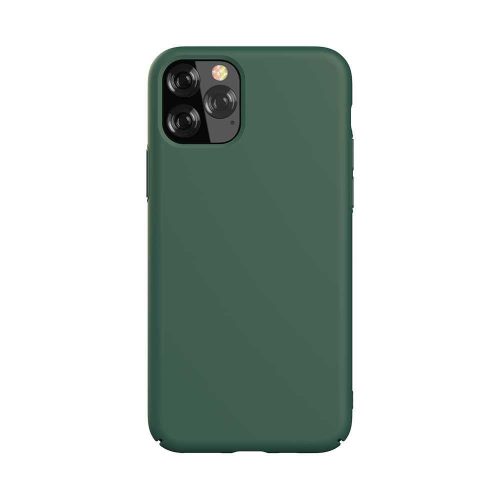 Telefon tok, iPhone 11 Pro hátlaptok, matt, zöld, Devia Nature
