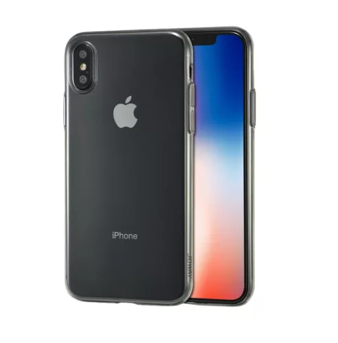 iPhone X / XS szilikon tok, hátlaptok, telefon tok, szürke, Joway BHK33