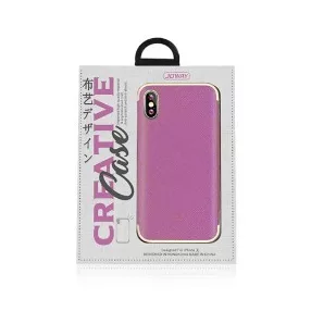   iPhone X / XS szilikon tok, hátlaptok, telefon tok, rózsaszín, Joway BHK39