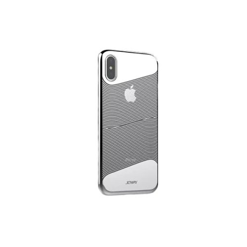 iPhone X / XS szilikon tok, hátlaptok, telefon tok, ezüst, Joway BHK50