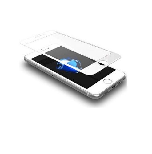 iPhone 7 Plus / 8 Plus PET fólia, előlapi, 3D, hajlított, fehér kerettel, Joway BHM17